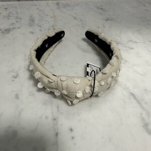 Lele Sadoughi slim shell paillete headband